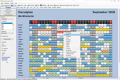 SF Dienstplan Screenshot