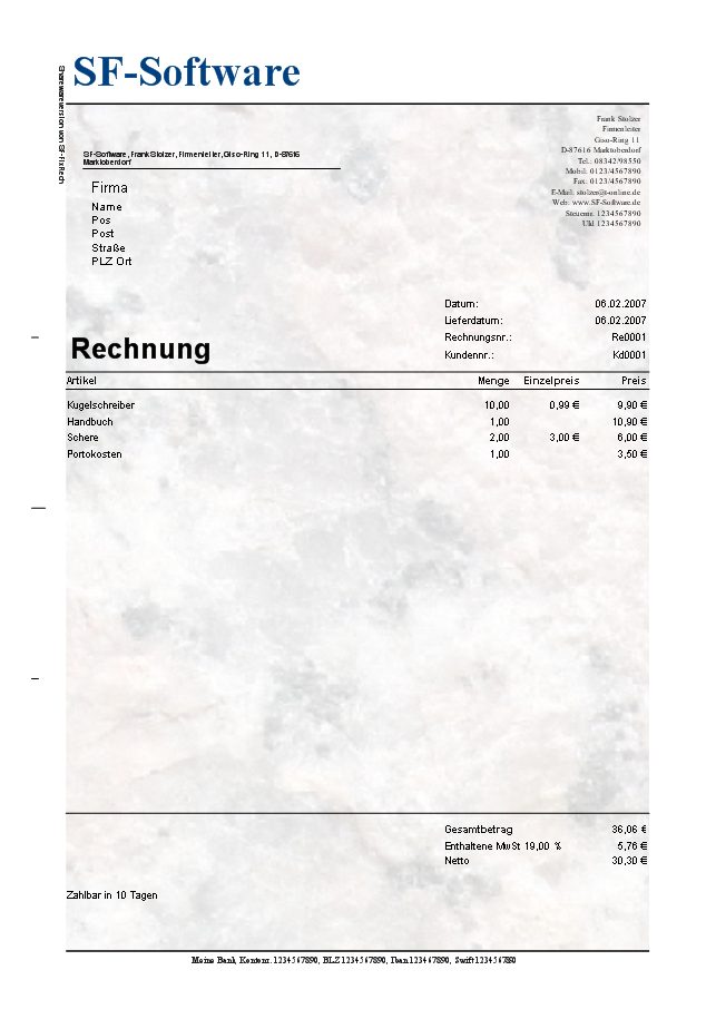 SF Fixrech Beispiel