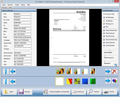 SF-Fixrech - Software für Rechnungserstellung
