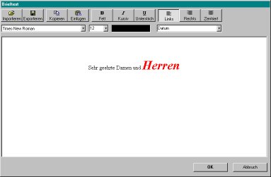 SF Briefkopf Dialog