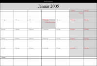 SF Kalender Beispiel
